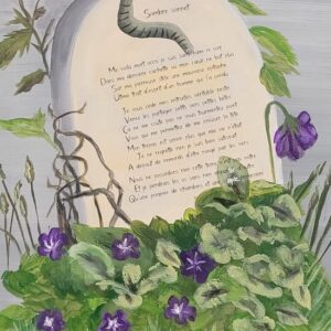 Poster Sombre Sonnet 40*30 cm