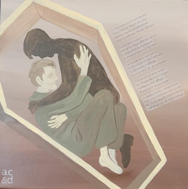 Reproduction (Comme) mon ombre 40 x 40 cm
