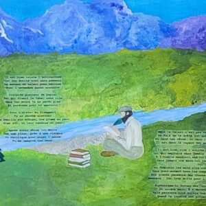 Reproduction L’écrivaillon 150 x 50 cm