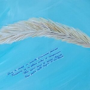 Reproduction Plume 105 x 35 cm